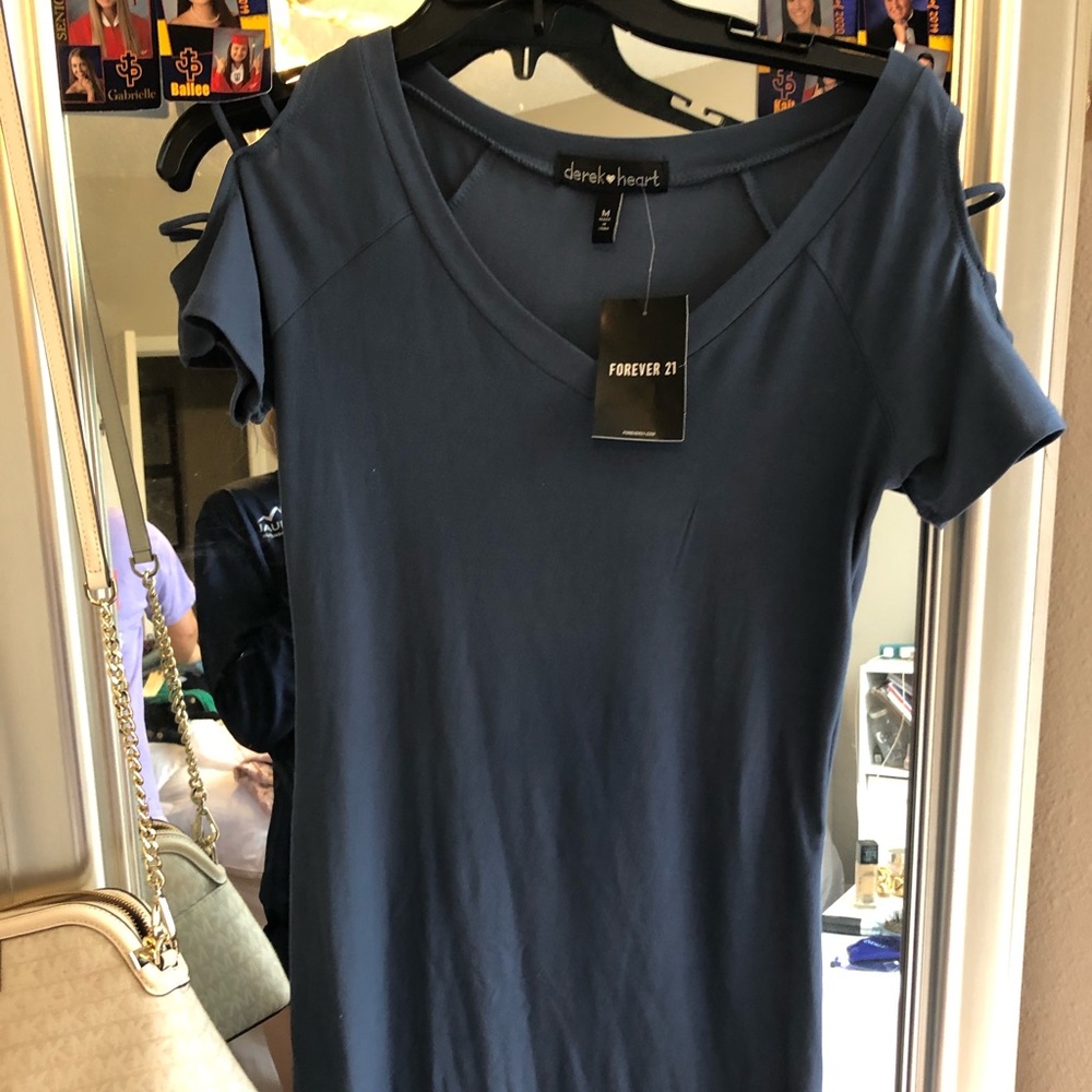 cute navy t-shirt dress